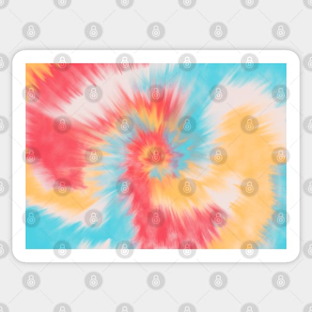 Colorful Tide Dye Sticker by Merchmatics